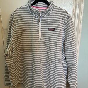Vineyard Vines Striped Shep Half-Zip Pullover